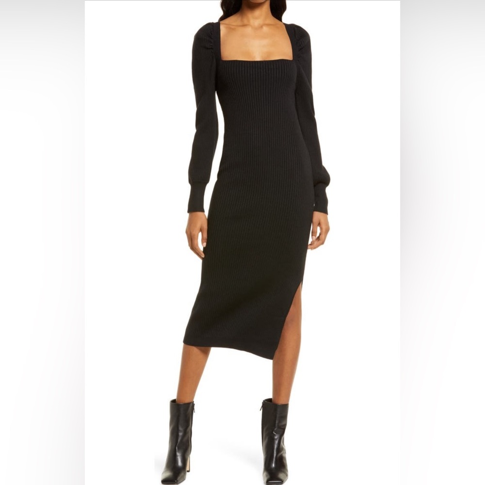Charles Henry sweater dress